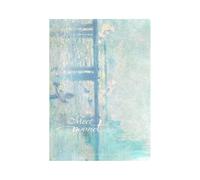 4PC-A4 Pittura a Olio Scenario Linea Blocco Notepad Studente Classroom Notebook-Blue Charing Cross Bridge
