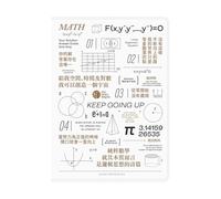 4PC-B5 Custodia in gomma trasparente per esercitazione-Notebook creativo per i compiti per studenti - Classe ispiratrice: Stile uno