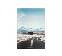 4PC-B5 Rambling Linea di auto panoramica Questo taccuino orizzontale dello studente - Vai avanti.