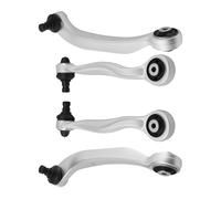 4PC BRACCETTI SOSPENSIONE ANTERIORE MANUBRIO FOR AUDI A6 4F C6 A8 4E0407510B NEW