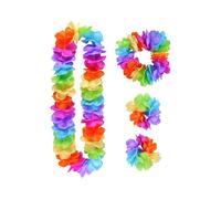 4Pc Rainbow Hula Set