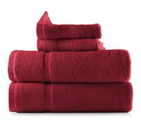 4Pc Tappetino da Bagno & Salvietta Set 600 Grammi 100% Cotone 2 & 2