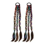 4pc Wig Twists Long Braid Boxing Double Ponytail Dirty Hair Highlights(PY608-12-2-C)