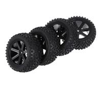 4Pcs 1/10 Ruote giocattolo per fuoristrada Accessori per auto Ruote piccole in