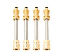 4PCS 1/4 '' Quick Connect idropulitrice adattatore, accessori idropulitrice, lancia estensione Spary bacchetta coppia, schiuma cannone pistola raccordi di collegamento