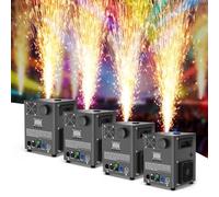 4PCS 1000W Professionale Macchine Pirotecniche, d-mx512 & Telecomando senza fili Macchina della Scintilla Fredda di Zero Inquinamento per Matrimonio Festa Palcoscenico Halloween Natale