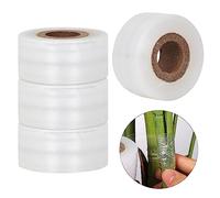 4pcs 100mx3cm Nastro per innesto piante, Film Innesto, Pellicola Estensibile, Biodegradabile Trasparente Autoadesive Barriera Dell'umidità Piante Riparazione Nastro Innesto per Alberi da frutto, Vivai