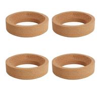 4PCS 110mm Flask Cork Laboratorio Supporto sperimentale, Sughero supporto contenitore inferiore fiaschetta Stand, Popolare supporto in sughero, Fiaschetta titolare anello in sughero, Fondo rotondo