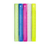 4pcs 12 Pollici Chiari Che Disegnano Righello Matematico Righello Che Misura Lo Strumento Misurazione Per Disegnare I Sovrani Scolastici Piegabili Con Scale Metriche/pollici