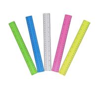 4pcs 12 Pollici Chiari Sovrano Righello Dritto Pollici E Centimetri A Doppia Disegnando Matematica Misurare Troppo Sovrani Per La Scuola/ufficio