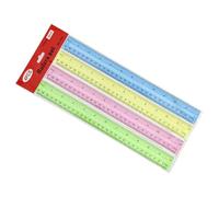 4pcs 12 Pollici Diritti Righetti Sterzati Slower Matematica Misurazione Strumento Misurazione Dei Centimetri Centimetri A Doppia Matema