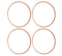 4pcs 16 Pollici in Alluminio con Bordo per Bordo per Bordo Anello Protettore, a Forma di Bordo per Ruote per Auto con Adattamento Universale, Design Elegante Che Migliora la Moda