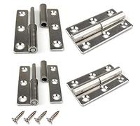 4Pcs 2.5inch sollevare le cerniere della porta cerniera staccabile in acciaio inossidabile 304 per porte interne ed esterne