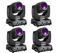 4PCS 230W 7R Beam Teste Mobili 17 Gobos 14 Colori Moving Head 24 prismi RGBW Luci Palco per Concerti, Palcoscenici, Club, Feste