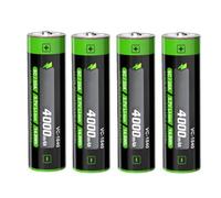 4pcs 3.7V 4000mAh VC-1840 Tip Li-Ion Batteria Ricaricabile Di Ricambio Per Torce Elettriche Lampade Frontali