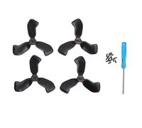 4PCS 3 Vanes Propellers Fit for NEO 2 Drone PC Low Noise Drone Replacement Paddles Lightweight Extended Flight Time for Aerial Photography Adventures (Black)