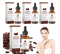 4PCS 30ml Pure Coffee Essential Oil Olio da Caffè per Il Massaggio Della Pelle Olio da Caffè Contro Le Rughe