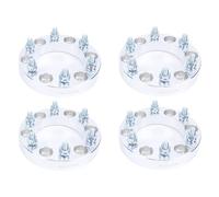 4pcs 30mm 6 Attatori per distanziali in lega in lega in alluminio ideali per l'aggiornamento delle prestazioni del veicolo su varie auto tra cui L200 e B2500 con equilibrio e (Argento)