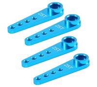 4PCS 37Mm 25T IN Metallo Estensione Braccio Sterzo Clacson per RC Auto Cingolato