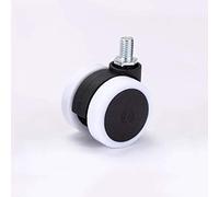 4Pcs 40mm/1.5 Inch Universal Mute Chair Wheel Furniture Wheels Caster Swivel Castor Replace Heavy Duty Rollers Castors Casters (Size : Without Brake)