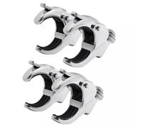 4pcs 49 mm Clamp sul parabrezza compatibili con motociclette selezionate tra cui modelli di piloti a basso contenuto di strade e serie VRSCA FITS FXBB FXBR FXLR e Sportster XL1200X(Chrome)