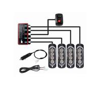 4pcs 4led Stroboscopes 12v Strobe Light 4 In 1 Car Emergency Light Beacon Emergency Fashing Light (
