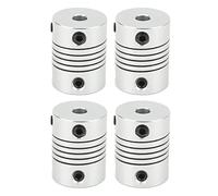 4pcs 5-5 mm Accoppiamento dell'albero in alluminio Accoppiatore flessibile accoppiatore per la modifica del push di diametro da 40 mm