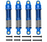 4pcs 50 mm Abbruzzino in alluminio Smorm smorzatore a molla compatibile con 1 18 fuori strada di aggiornamento del veicolo stradale sostituto per #9764(Blue)