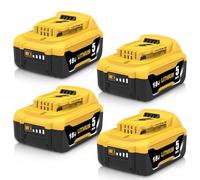 4pcs 5000mAh sostituzione per Dewalt batteria 18V DCB180 DCB181 DCB182 DCB184 DCB200 DCB201 DCB204 con indicatore LED