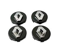 4pcs 57mm Car Alloy Wheel Centre Hub Caps In Black