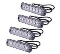 4pcs 6 LED indicatori laterali Luce blu Car Truck Side Marker Light Indicator