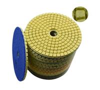 4PCS 80mm 100mm Diamond Polishing Pad 3" 4" Wet Buff Disc Abrasive For Sanding Marble Granite Concrete Grinding Countertop Stone(200,4 inch)