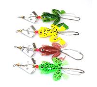 4pcs 8cm/6.2g Accessori per la pesca a forma di artificiale ( casuale)