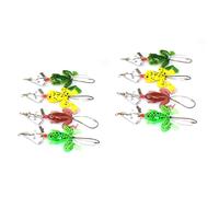 4pcs 8cm/6.2g Accessori per la pesca a forma di artificiale ( casuale)