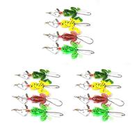 4pcs 8cm/6.2g Accessori per la pesca a forma di artificiale ( casuale)