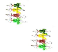4pcs 8cm/6.2g Accessori per la pesca a forma di artificiale ( casuale)