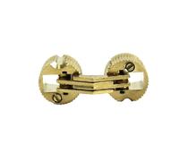 4PCS 8mm-16mm Cerniere a botte in rame Cilindriche Cerniere for porte in ottone invisibili a scomparsa for armadio nascosto for Ferramenta for mobili(16mm)