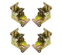 4pcs 90 Gradi Piegatura Della Cerniera Pieghevole Con Cerniera Autodanna Con Gamba Gamba Pieghevole Tabella Supporto Per Estensione Supporto Per Estensione Pesante Hardware Mobili A Blocco