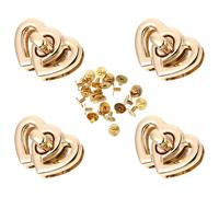 4pcs a forma di cuore Twist Turn Blocks Borsa a forma di cuore a forma di