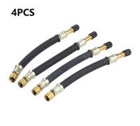 4pcs Accessori di Prolunga Adattatore Pneumatico Valvola Practicall Gomma +