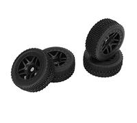4pcs Accessori per Pneumatici in Gomma Pneumatici Combinati per X3e, Auto Nera per Veicoli Fuori Strada, Ruote (#1)