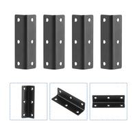 4pcs Acciaio inossidabile Corner Braces Metallo a forma di L-a forma di 90