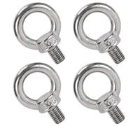 4Pcs Acciaio Inox 3/8 "UNC Sollevamento Occhio Bullone, Marine Grade Macchinario Spalla Bulloni, Filettato Dado Fastener