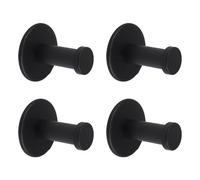 4Pcs Acciaio Inox Appendiabiti Appendiabiti Da Parete Asciugamano Appendiabiti Singolo Cappello Hardware Gancio Da Parete Asciugamano per Cappello Abbigliamento Hardware Metallo Hardware