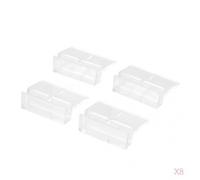 4pcs Acquario Acquario Copertura Clip Di Plastica Vetro Titolari Forte Supporto
