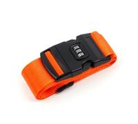 4Pcs Adjustable Luggage One Word Packing Belt Portable Flexible Safe Travel Essential With Accessories Per Bagagli(Orange)