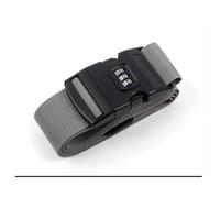 4Pcs Adjustable Luggage One Word Packing Belt Portable Flexible Safe Travel Essential With Accessories Per Bagagli(Gray)