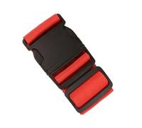 4Pcs Adjustable Luggage Strap Belt Packing Travel Suitcase Nylon Lock Buckle Baggage Belts Camping Bag Accessories Per Bagagli(Red)