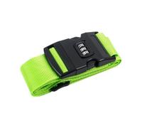 4Pcs Adjustable Luggage Strap Packing Belt Travel Essential Accessories Suitcase Supplies Fixed Cipher Lock Per Bagagli(Green)