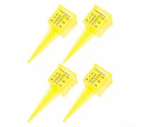 4PCS Affidabile Outdoor Rain Gauge Set Plastic Tool per il monitoraggio e l'analisi dei dati delle precipitazioni